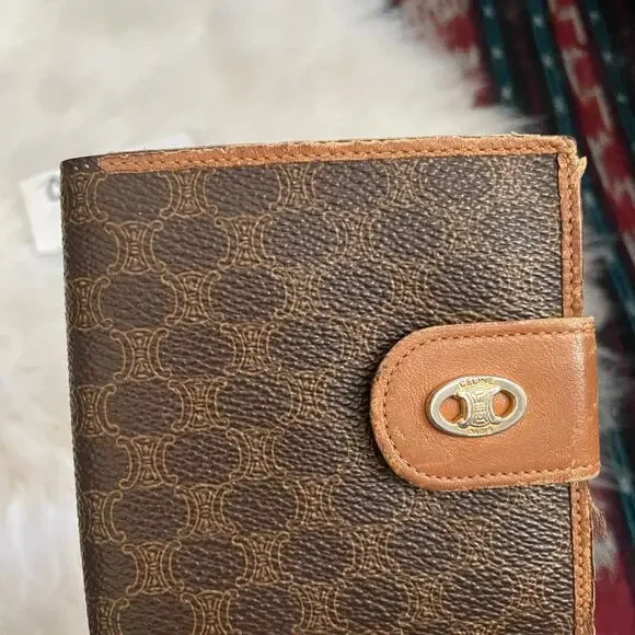 Céline Brown Compact Monogram Macadam Bifold Wallet - Picture 2 of 11